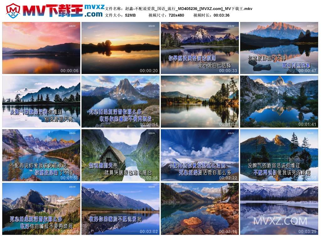 赵鑫-不配说爱我_国语_流行_MD405236